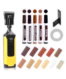 Hardwood Floor Repair Kit - 24Pcs Touch Up Markers with New Upgrade Melting Tool, 11 Colors Repair Wax Sticks, Hardwood Floor Scratch Repair for Cracks, Holes for Wooden Floor, Table, Cabinet - Buy Online on GoSupps.com