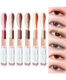 LOKFAR 12 Colors Glitter Eye-shadow Stick Set, Two-Tone Shimmer Gradient Eyeshadow Stick Double Colors Eyeshadow Stick Waterproof Glitter Eye Stick Eyeshadow Pen for Women Eye Makeup (6 Pcs) - Buy Online on GoSupps.com