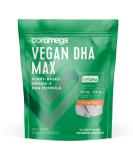 Coromega Vegan DHA Algal Oil - Plant-Based Omega-3 for Heart, Eye, Immune & Brain Health - Orange Flavor - 14 Ct Pack - Buy Online on GoSupps.com