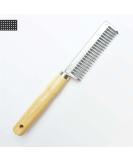 Mane Comb for Horse Donkey Made of Metal with Sturdy Wooden Handle (Wooden Handle) - Buy Online on GoSupps.com