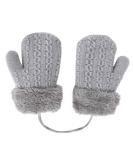 Baby Toddler Winter Magic Mittens with Fleece Lining - Ages 1-4Years - Light Grey - Buy Online on GoSupps.com