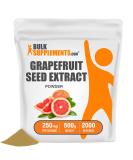 Grapefruit Seed Extract Powder - Polyphenols & Grapeseed Antioxidant Supplement - 500g (1.1 lbs) - BulkSupplements - Buy Online on GoSupps.com