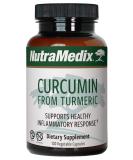 NutraMedix Curcumin - Turmeric Inflammatory Support | 120 Vegetarian Capsules - Buy Online on GoSupps.com