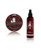 Dapper Dan Sea Salt Spray 200ml & Deluxe Pomade 100ml Set for Men | Textured Matte Finish & Medium Hold with Shine - Buy Online on GoSupps.com