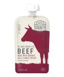 Serenity Kids Grass Fed Beef Baby Food Pouches with Kale & Sweet Potatoes - 6+ Months (12 Count) - Buy Online on GoSupps.com