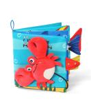 Vicloon Fabric Baby Book - Ocean Animals Baby Cloth Book for Early Development | Perfect Learning Toy & Gift for Crawling Babies - Buy Online on GoSupps.com