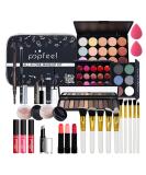 CkFyahp 29Pcs Makeup Set - Professional All-in-One Kit with Eyeshadow Palette, Lip Gloss, Brushes & Cosmetic Bag for Women & Girls - Ideal Beauty Gift - Buy Online on GoSupps.com