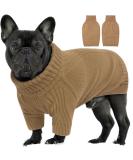Iecoii Dog Sweater - Warm Turtleneck Dog Sweater for Small Medium & Large Dogs | Winter Dog Clothing for Chihuahua French Bulldog & Labrador - Shop Now! - Buy Online on GoSupps.com