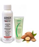Keratin Research Complex Brazilian Keratin Hair Argan Oil Blowout Treatment - Professional Straightening & Smoothing Keratina (FORTE) - Buy Online on GoSupps.com