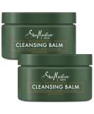 SheaMoisture Men Cleansing Balm with Shea Butter & Coconut Oil - Hydrating Facial Cleanser for Beards & Shaven Skin - Pack of 2 (3.4 oz Each) - International Shipping Available - Buy Online on GoSupps.com