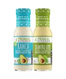 Primal Kitchen No Dairy Avocado Oil Dressing & Marinade Two Pack - Ranch & Cilantro Lime - Non-GMO, Gluten-Free - Buy Online on GoSupps.com