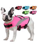 ALAGIRLS Dog Life Jacket - Pink Dog Costume for Swimming Pool Beach & Boating | Size MM 47-61cm - Buy Online on GoSupps.com