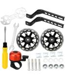 Buy PWSAP Bicycle Support Wheels - Adjustable Stabilizers for 12-20 Inch Kids' Bikes - Black Training Wheels for Safe Riding - Buy Online on GoSupps.com