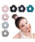 Olesilk 100% Silk Hair Ties - 7 Colors Luxury Scrunchy Hair Bands for Women & Girls | Soft Durable & Stylish Hair Jewelry - Buy Online on GoSupps.com