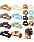 16 Pack Large & Small Hair Claw Clips for Women - Rectangle Hair Barrettes for Thick & Thin Hair - Buy Online on GoSupps.com