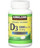 Kirkland Signature Vitamin D3 1000 IU 360 Tablets - 360 Count Pack - Buy Online on GoSupps.com