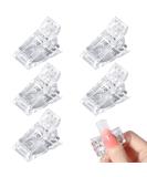 Sularpek 5 Pcs Transparent Nail Clip Polygel Nail Clip Polygel Nail Clamps for Quick Building Gel Nail Tips Clip Plastic Finger Extension UV LED Builder for DIY Manicure Nail Art. - Buy Online on GoSupps.com