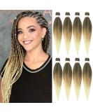 Beyond Beauty 8 Packs Black Pre Stretched Braiding Hair Synthetic Yaki EZ Braiding Coi Leray Braids Knotless Braiding Hair Extensions Pre Stretched Hot Water Setting Crochet Braids 20Inch(1B-27-613) 8Packs--20Inch T1B-27-613 - Buy Online on GoSupps.com