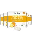 Herbion Naturals Cough Drops 108 Count Sugar Free Honey Lemon Drops (Pack of 6 18 Counts per Pack) - Buy Online on GoSupps.com