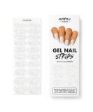 Moyou London White Lace Gel Nail Strips | 20 Pc. Semi-Cured Gel Wraps | Buy 3, Get 1 Free UV Lamp | Easy Apply & Remove for Salon-Quality Manicure - Buy Online on GoSupps.com