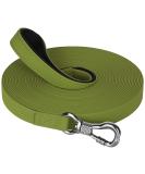 Buy XBen 5m Waterproof Dog Tow Lines - Rubberized Drag Line with Lockable Carabiner | Ideal Leash for Small & Medium Dogs | Durable Training Line with Hand Loop - Green - Buy Online on GoSupps.com