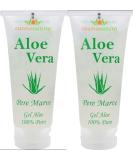 Natura Canaria 100% Aloe Vera Gel - 100ml Tube (Pack of 2) | Buy Internationally - Buy Online on GoSupps.com