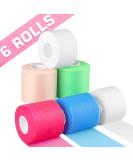 Prewrap Athletic Tape Set - 4 Foam Pre Wrap Rolls & 2 White Athletic Tape Rolls for Sports Injury Protection - Ideal for Ankles Wrists Hair & More - Buy Online on GoSupps.com