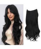 Buy BARSDAR 14 Wavy Secret Hair Extensions - Invisible Headband Synthetic Curly Hair for Women | Natural Black 1B# - Buy Online on GoSupps.com