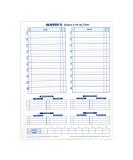 Glover's Scorebooks Dugout Line-Up Charts - 11 x 14.5 | Essential Tool for Baseball Coaches - Buy Online on GoSupps.com