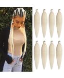Xtrend 26 Inch 8 Packs Pre Stretched Braiding Hair Blonde Braiding Hair Pre Stretched Yaki Texture Pre-stretched Braids Hair Professional Synthetic Hair Extension Itch Free Hot Water Setting 613# 26 Inch (Pack of 8) 613# - Buy Online on GoSupps.com