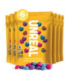 UNREAL Dark Chocolate & Crispy Quinoa Gems | Certified Vegan Fair Trade  Non-GMO | Made with Gluten Free Ingredients and Colors from Nature | No Sugar Alcohols or Soy | 6 Bags 5 Ounce (Pack of 6) - Buy Online on GoSupps.com