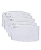 Trimming Shop PM2.5 Activated Carbon Filters Replaceable Protective Mouth Filter Paper for Face Mask Anti Haze Dustproof 5 Layers Filters for Outdoor & Indoor 5pcs - Buy Online on GoSupps.com