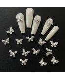 20 Pieces Nail Art Charms - Street Stones Cross-Nail Trailers Bear & Butterfly Nail Gems for DIY Decor - Buy Online on GoSupps.com