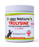 Trulysine Plus L-Lysine for Cats - Immune Support Powder - Chicken or Fish & Poultry Flavor - 100g - Made in USA - Buy Online on GoSupps.com
