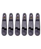 Fishing Release Clip - 6 Pack Angel Downrigger Clips & Snap Release Outrigger Clips for Weight Hobel Board - Black - Buy Online on GoSupps.com
