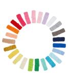 Juvale 24 Pack Crochet Headbands for Kids & Teens - Hair Accessories for Girls in 24 Assorted Colors - 1.6 x 5.6 In - Buy Online on GoSupps.com
