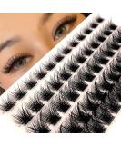 HBZGTLAD DIY Lash Clusters | 60 Mega Volume Eyelash Extensions | 0.07mm D Curl Wispy Lashes for Home Use | Mixed Lengths 9-16mm - Buy Online on GoSupps.com