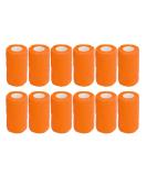 12Pcs Natural Latex Elastic Self Adhesive Bandage Wrap for Cows Dogs Horses - 10cm (Orange) - Buy Online on GoSupps.com