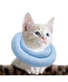 Ohcozzy Adjustable Waistband Cat Collar - Soft Anti-Leak Protective Neck Rope for Pets (Size M Light Blue) - International Shipping Available - Buy Online on GoSupps.com