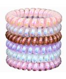 Hodooly 6 Piece Spiral Hair Ties Set - Traceless Coil Hair Ties for Thick, Curly, and Long Hair - No Creases, No Headaches - Multicolor Mega Hair Coil Set - Buy Online on GoSupps.com