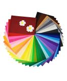 40Pcs 8x12 DIY Craft Felt Sheets - 1mm Thick Non-Woven Fabric for Patchwork, School Projects & Decoration in 40 Assorted Colors - Buy Online on GoSupps.com