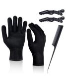 IKOCO 2Pcs Heat Gloves for Hair Styling - Heat Proof Mitts for Curling Iron, Flat Iron, and Hot-Air Brushes - Buy Online on GoSupps.com