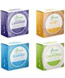 Solid Shampoo Bar And Conditioner Effect Hair Soap 4 Pack 100% Organic Shampoo Bars For Hair With All Natural Plant Based Essential Oils And Eco Friendly Zero Waste Biodegradable Packaging - Buy Online on GoSupps.com