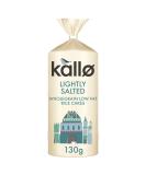 Kallo Lightly Salted Wholegrain Low Fat Rice Cakes 12 x 130g - Healthy Snack Option - Buy Online on GoSupps.com