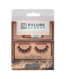 Eylure Luxe Cashmere No. 8 False Lashes 1 Pair Set - Black with Adhesive | 3 Piece Bundle - Buy Online on GoSupps.com