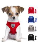 LOOK ANDES Small Dog Doucher - Reflective Soft Padded Dog Dish & Air-Mesh Harness (Chest 35-39cm) - Ideal for Puppies & Cats - International Shipping Available - Buy Online on GoSupps.com