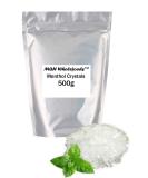Natural Menthol Crystals Congestion Blocked Nose Relief Cold Flu Aromatherapy Premium Grade Quality! (500g) - Buy Online on GoSupps.com