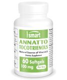 Supersmart Annatto Tocotrienols 100mg - Skin & Heart Health - 60 Softgels - Buy Online on GoSupps.com
