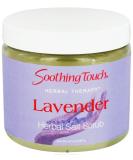 Soothing Touch Lavender Salt Scrub 20 lb - Natural Exfoliating Body Scrub for Soft Skin | International Shipping Available - Buy Online on GoSupps.com