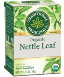 Traditional Medicinals Herbal Teas Organic Nettle Leaf Herbal Tea Naturally Caffeine Free 16 Wrapped Tea Bags 1.13 oz (32 g) - Buy Online on GoSupps.com